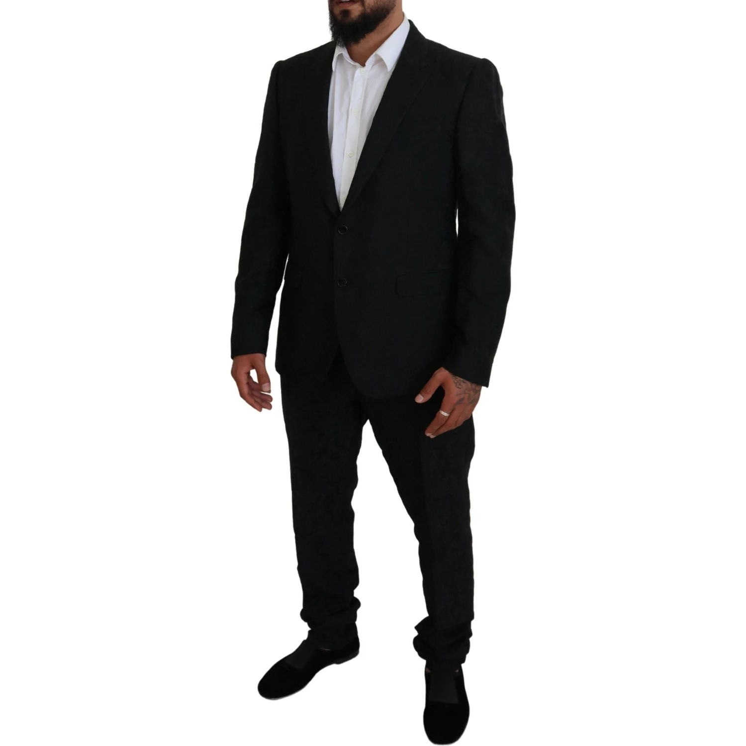 Black Single Breasted 2 Piece MARTINI Suit
