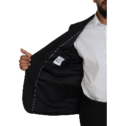 Black Single Breasted 2 Piece MARTINI Suit
