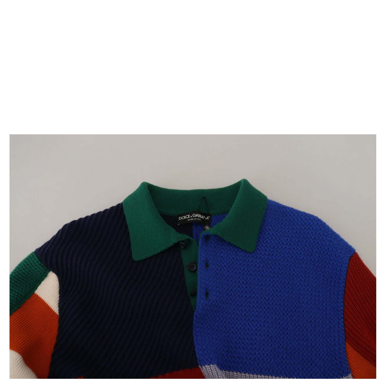Multicolor Stripes Wool Pullover Sweater