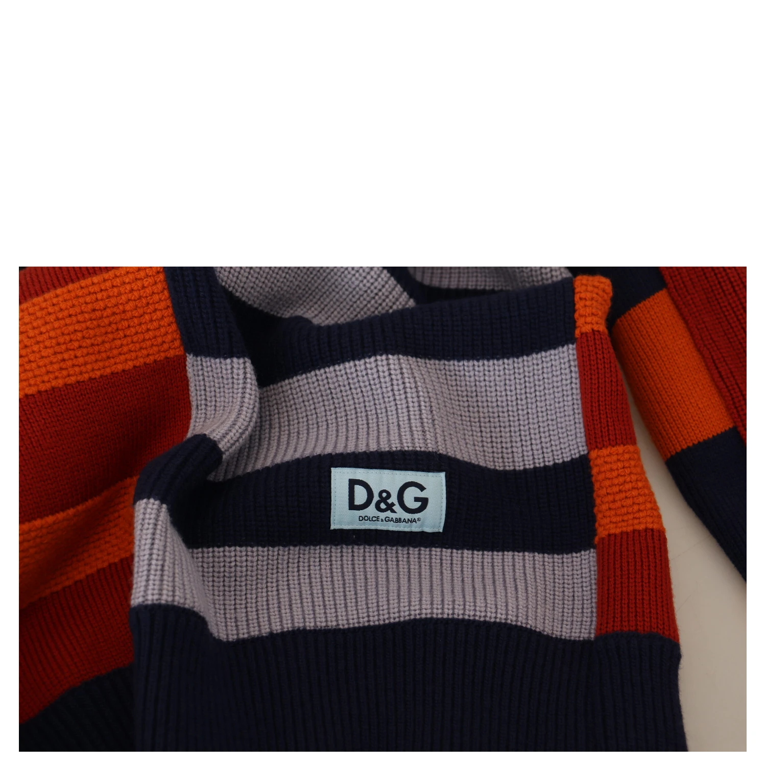 Multicolor Stripes Wool Pullover Sweater