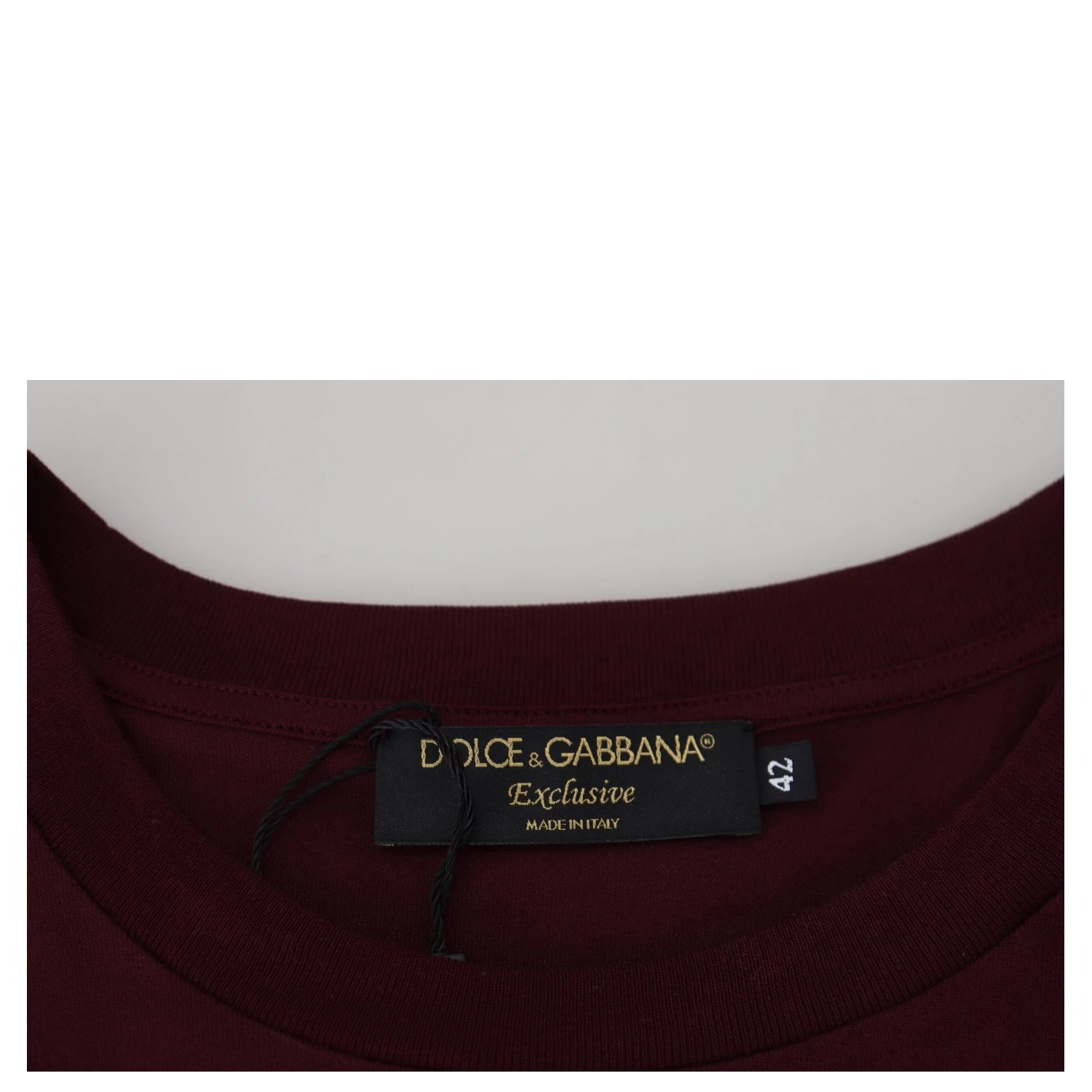 Maroon Printed Short Sleeves Men T-shirt