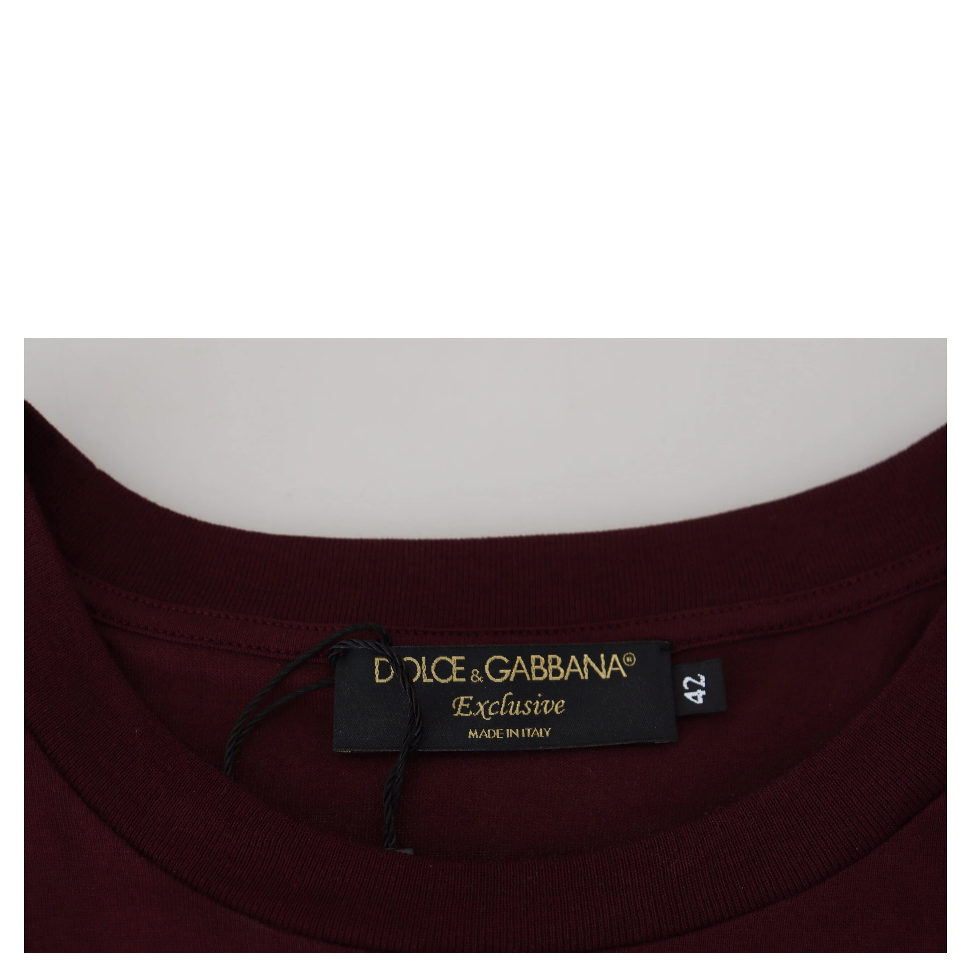 Maroon Printed Short Sleeves Men T-shirt