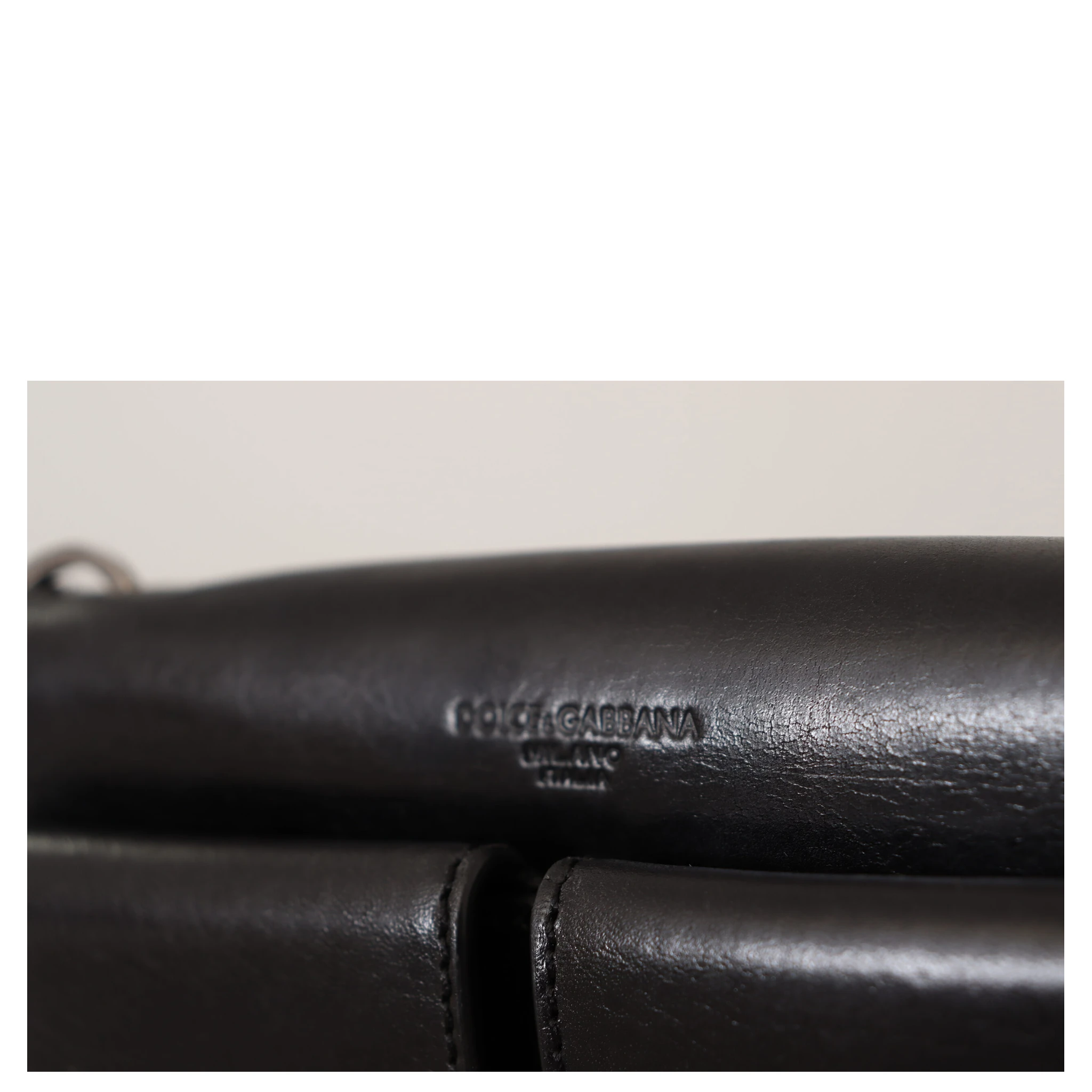 Black Leather Wristlet Mini Bag Card Bill Wallet