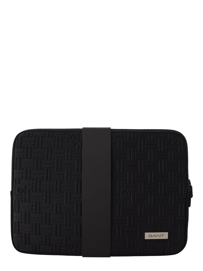 Black Padded Pouch Bag Zipper Cover Sleeve Case