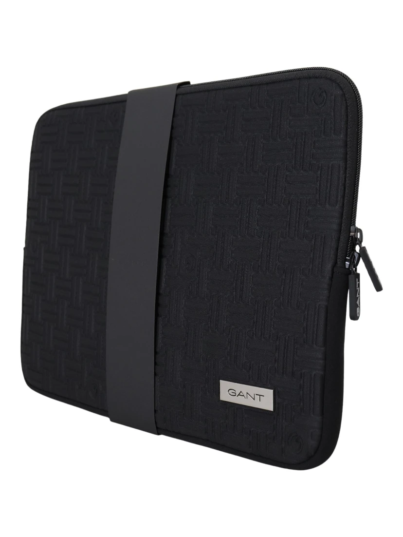 Black Padded Pouch Bag Zipper Cover Sleeve Case