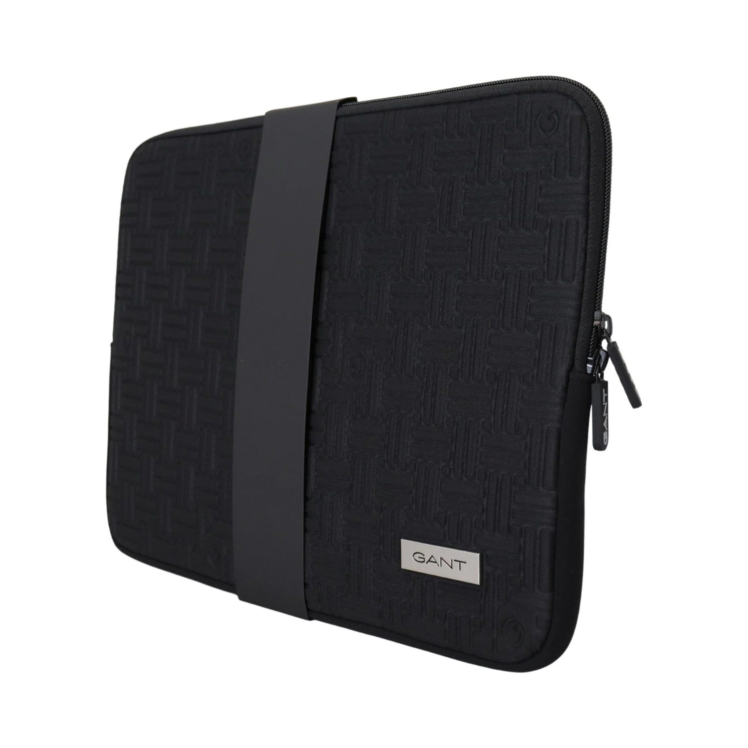 Black Padded Pouch Bag Zipper Cover Sleeve Case
