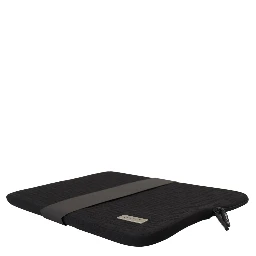 Black Padded Pouch Bag Zipper Cover Sleeve Case