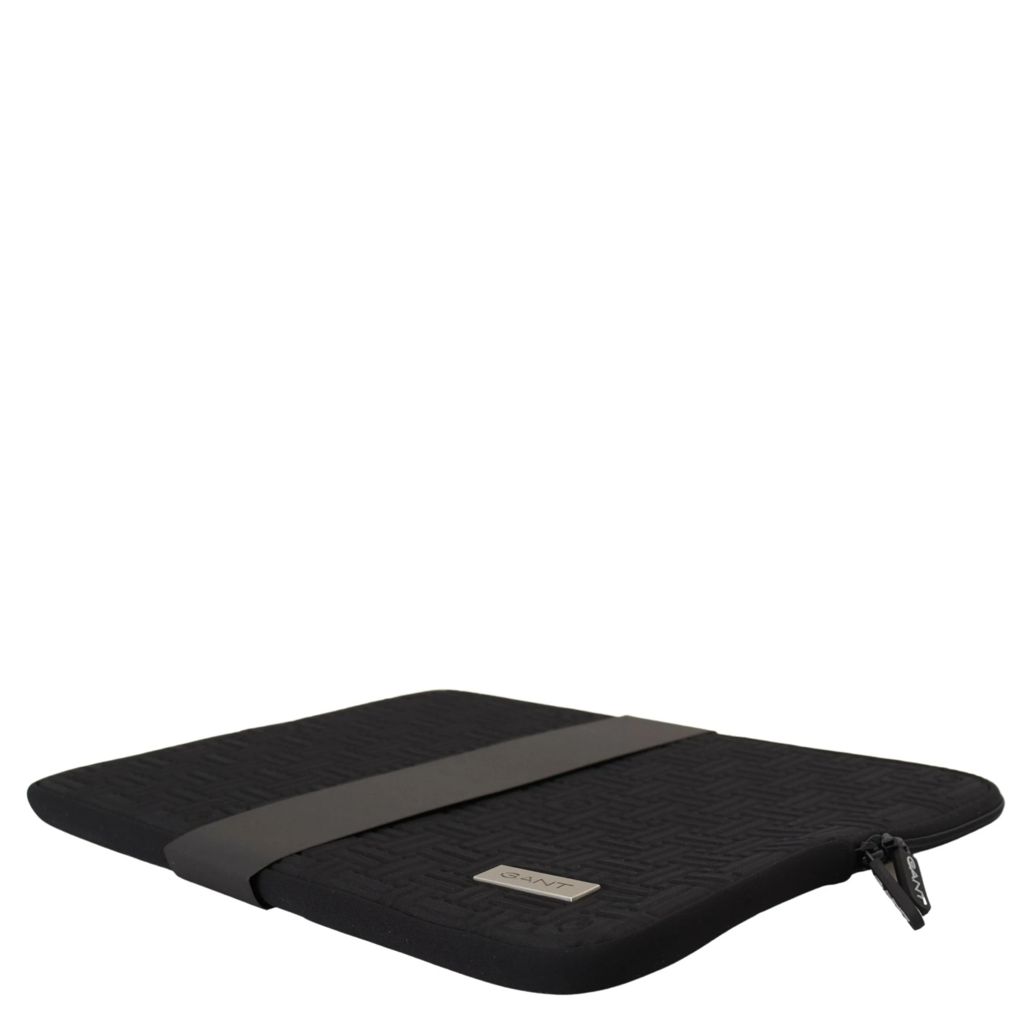 Black Padded Pouch Bag Zipper Cover Sleeve Case