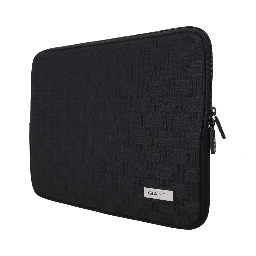 Black Padded Pouch Bag Zipper Cover Sleeve Case