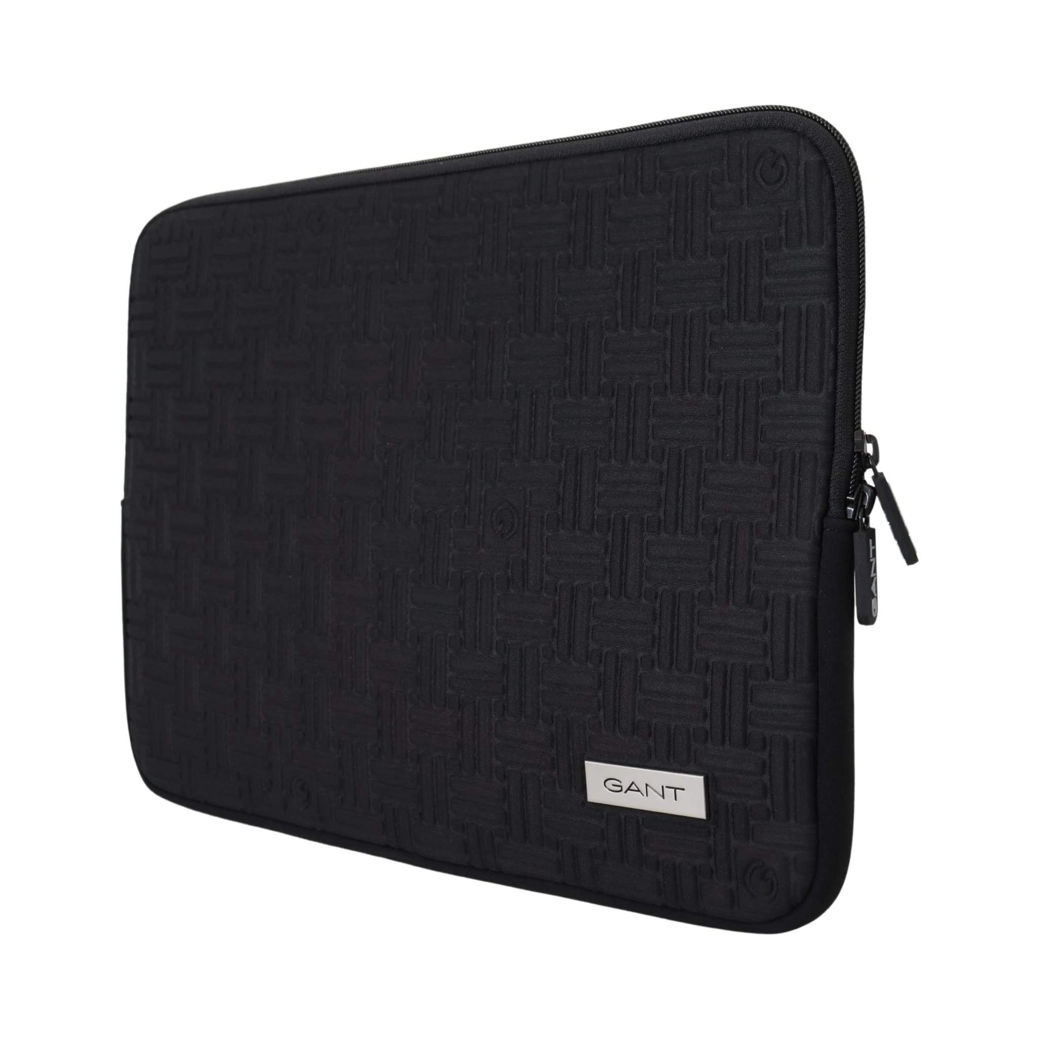 Black Padded Pouch Bag Zipper Cover Sleeve Case