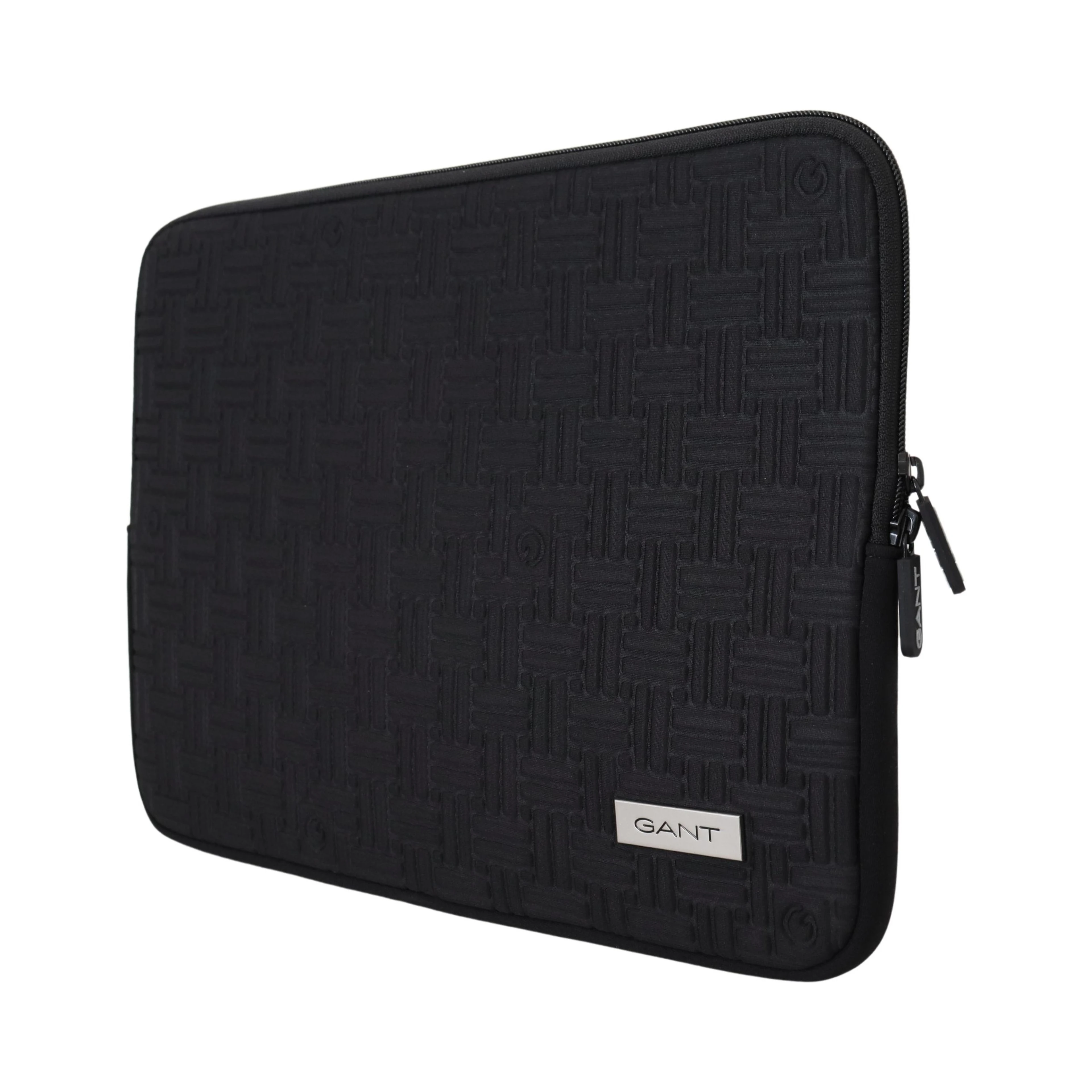 Black Padded Pouch Bag Zipper Cover Sleeve Case
