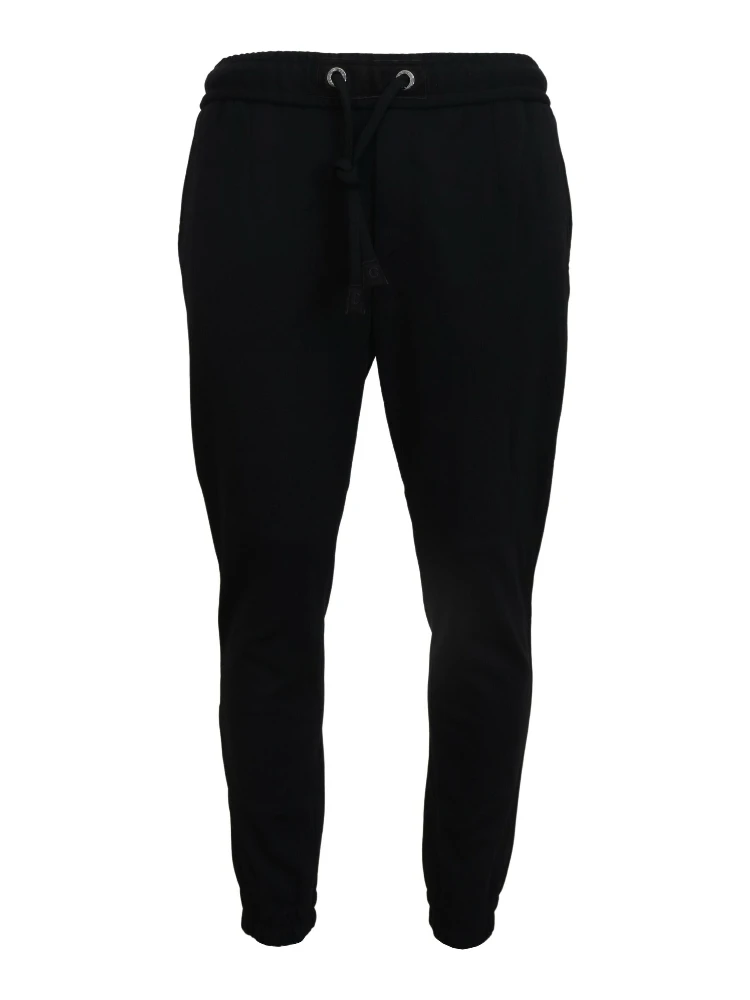 Black Mens Sport Wool Sweatpants Pants