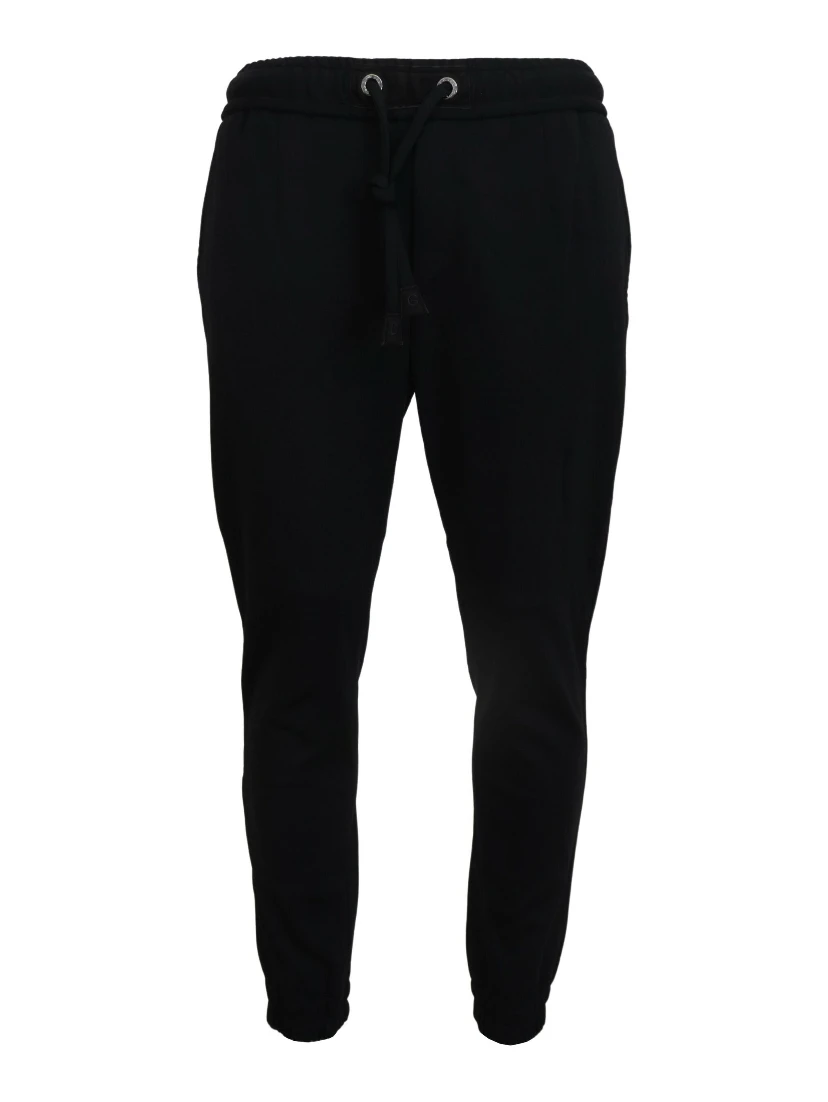Black Mens Sport Wool Sweatpants Pants