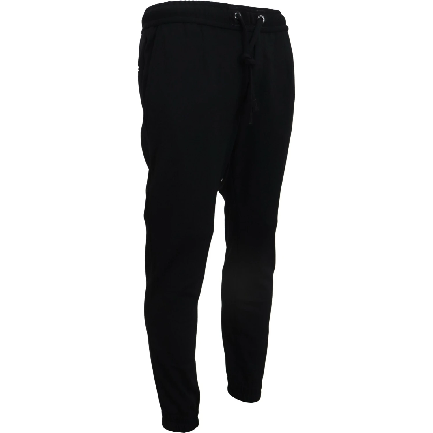 Black Mens Sport Wool Sweatpants Pants
