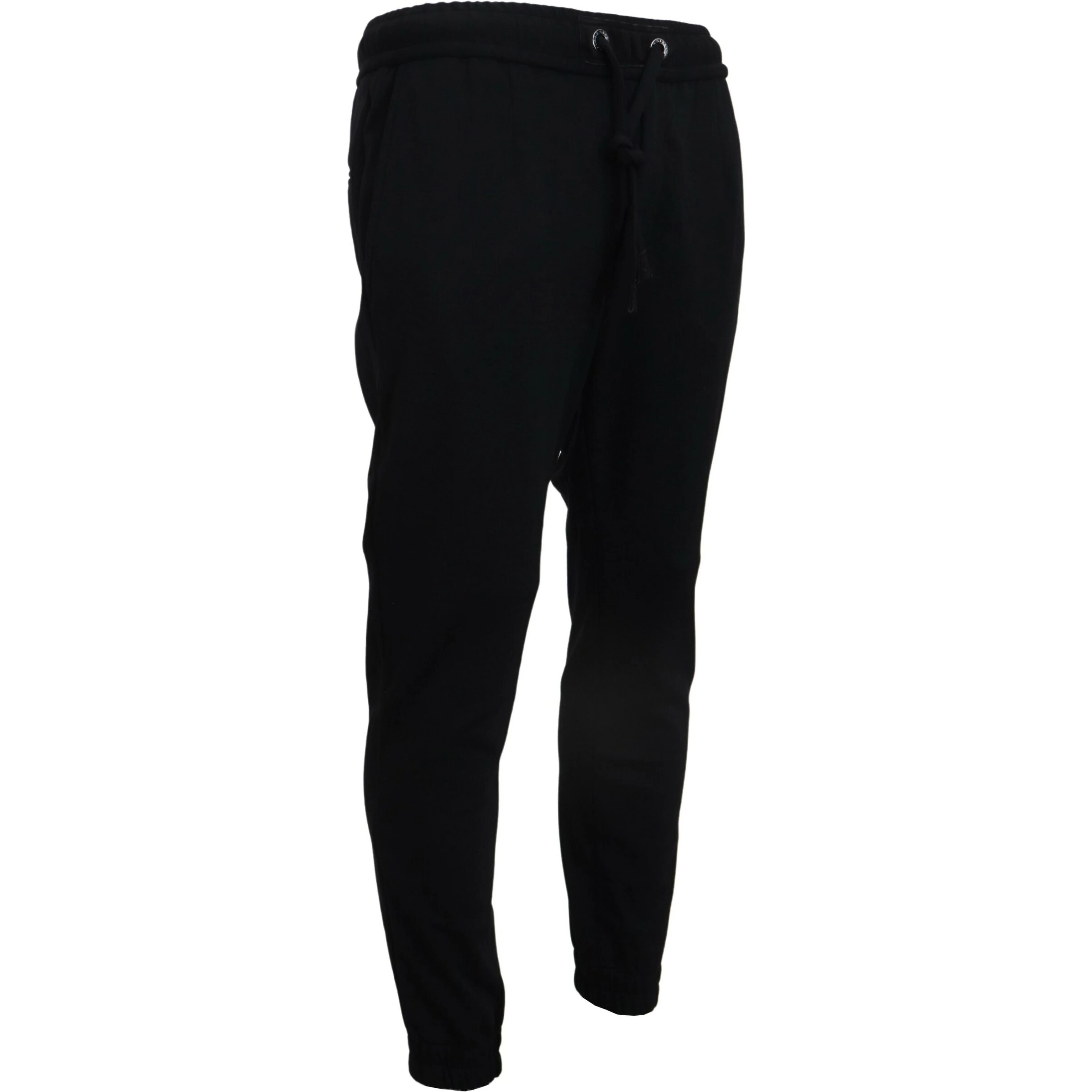 Black Mens Sport Wool Sweatpants Pants