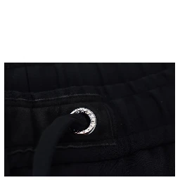 Black Mens Sport Wool Sweatpants Pants