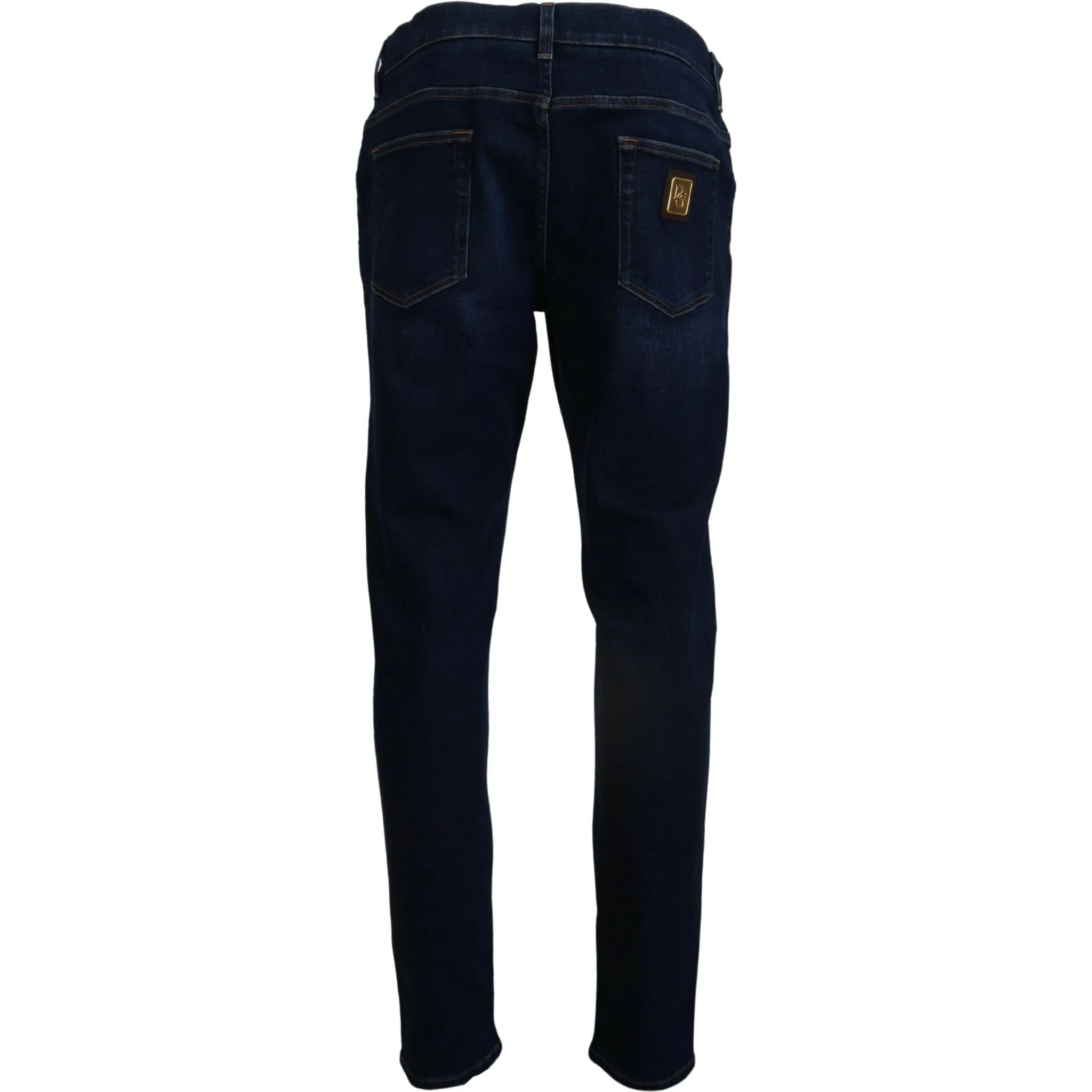 Dark Blue Cotton Denim SKINNY Jeans