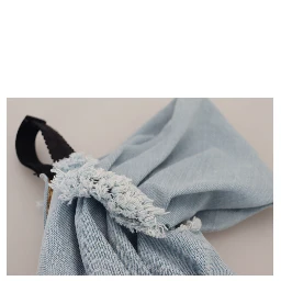 Two Tone Blue Patchwork Denim Mini Dress