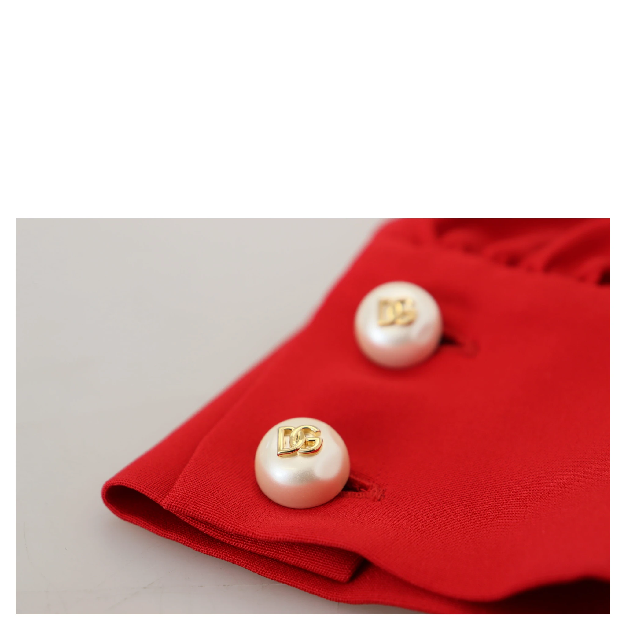 Red Silk Sheath A-line Knee Length Dress