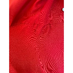 Red Silk Sheath A-line Knee Length Dress