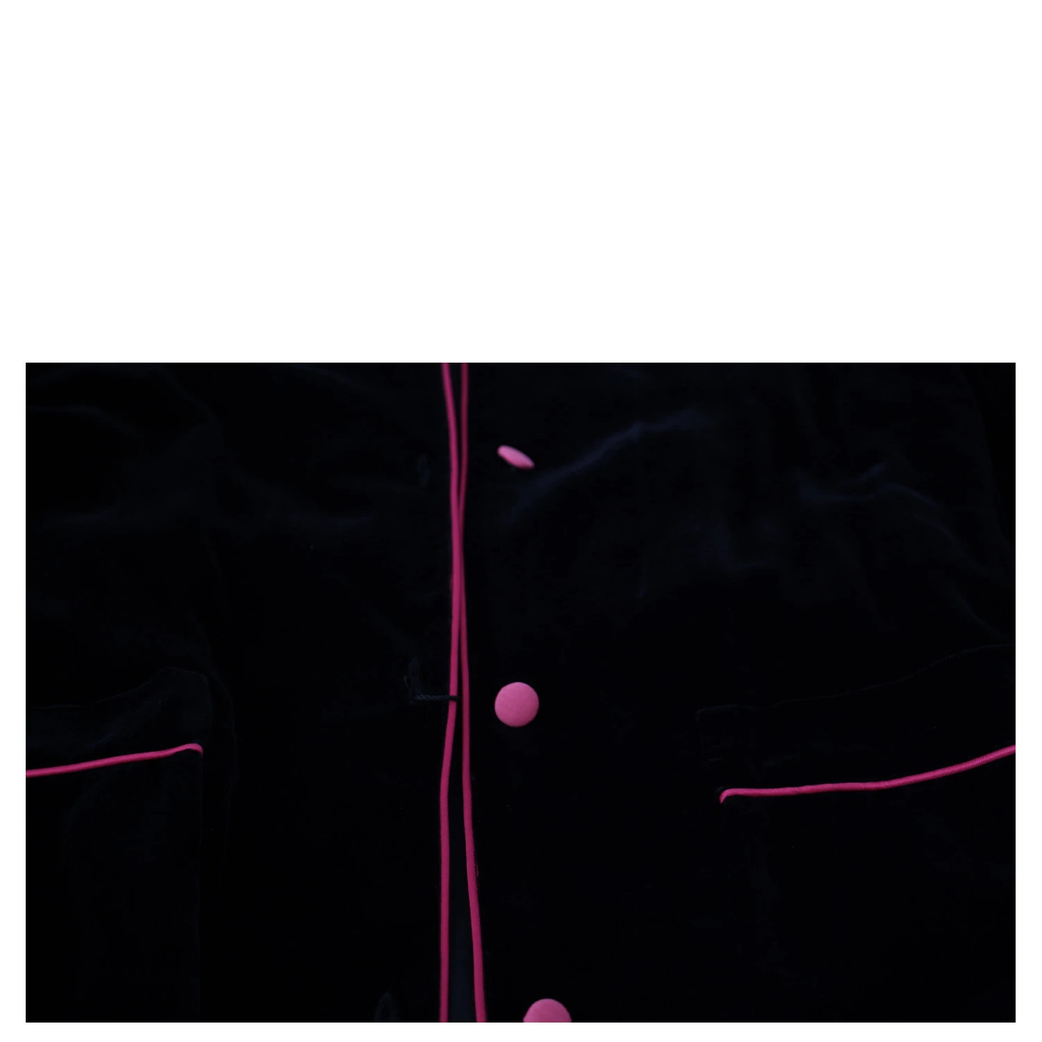 Black Button Belted Blazer Viscose Jacket