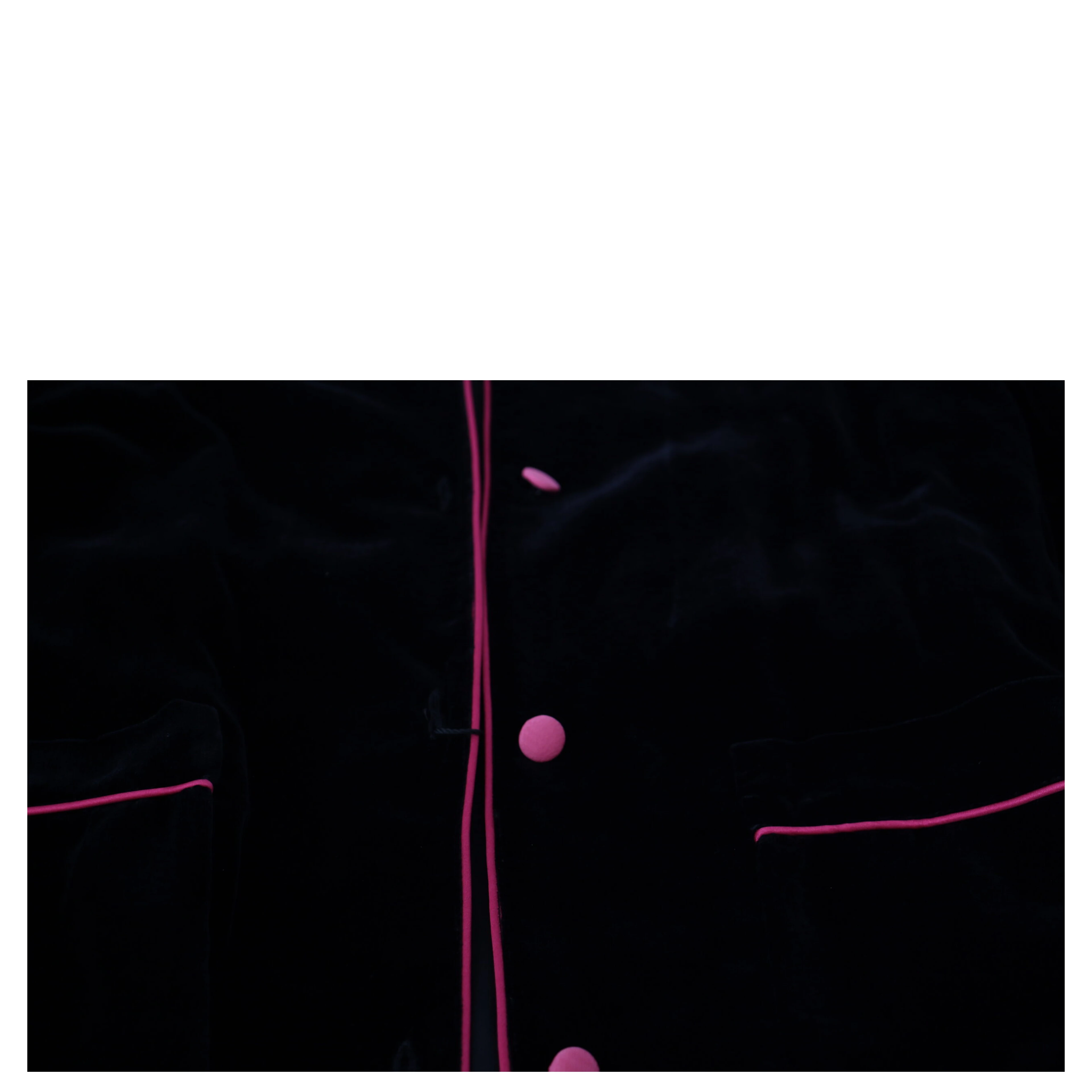 Black Button Belted Blazer Viscose Jacket