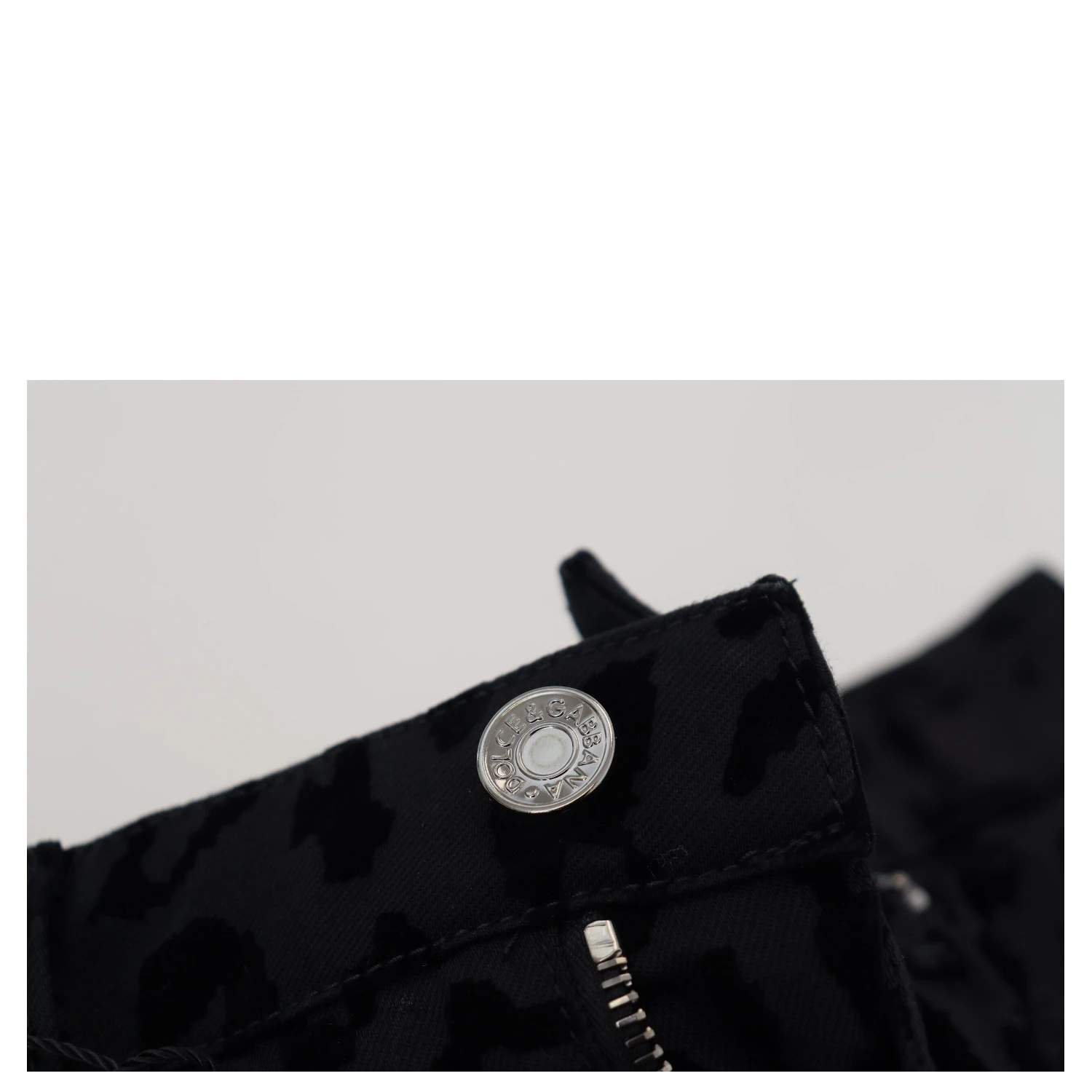Black Denim Cotton Stretch Hot Pants Shorts