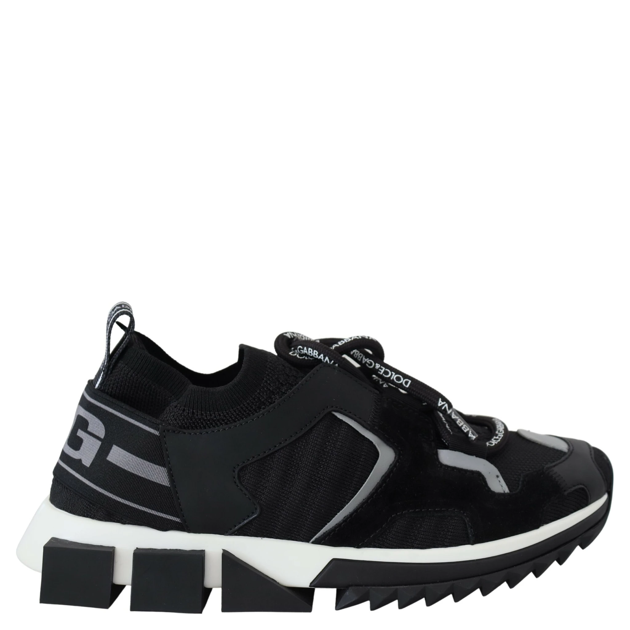 Black Mesh Sorrento Trekking Sneakers Shoes