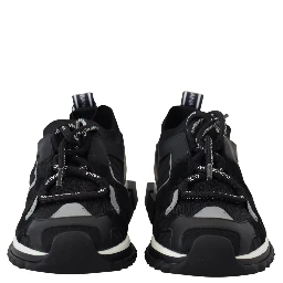 Black Mesh Sorrento Trekking Sneakers Shoes