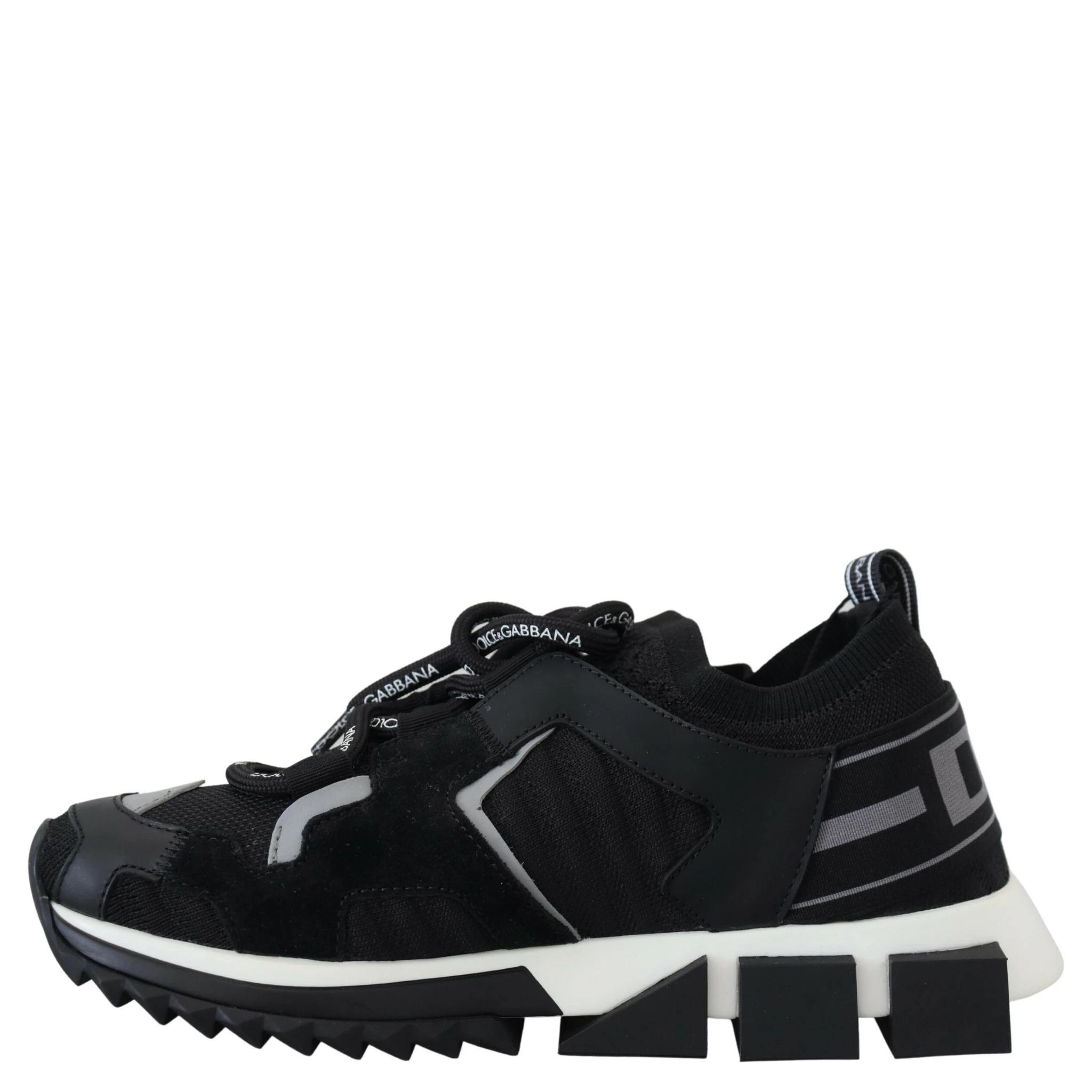 Black Mesh Sorrento Trekking Sneakers Shoes