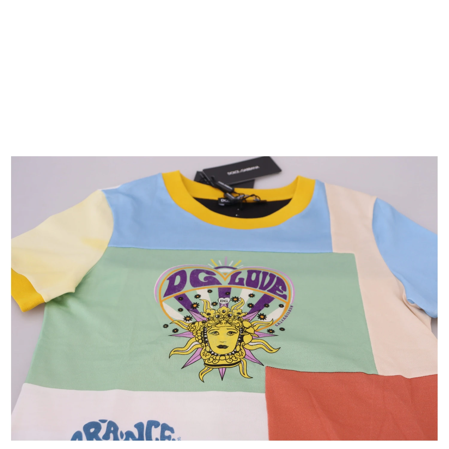 Multicolor Cotton  DG Love Patchwork