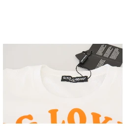 White Cotton DG Loves SUD  T-shirt