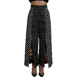 Multicolor Polka Dots High Waist  Pants