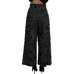 Multicolor Polka Dots High Waist  Pants
