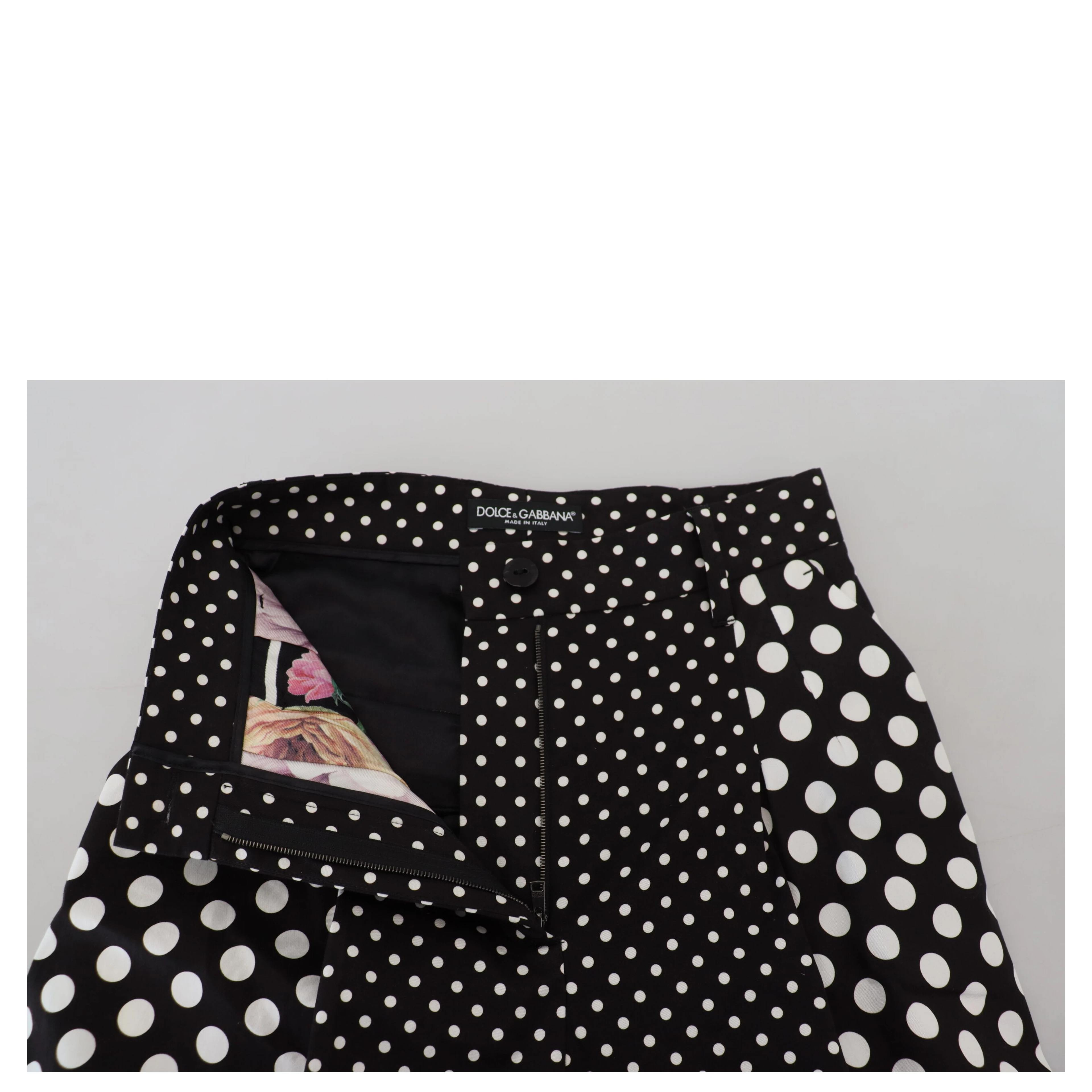 Multicolor Polka Dots High Waist  Pants