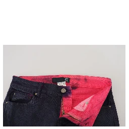 Black Low Waist Slim Fit Women Casual Denim Jeans