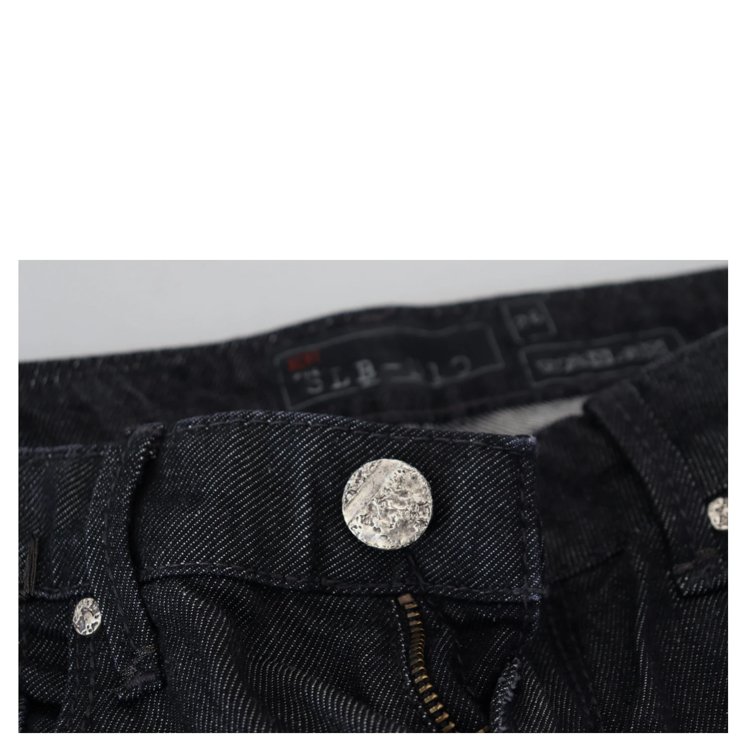 Black Cotton Low Waist Slim Fit Women Casual Denim Jeans