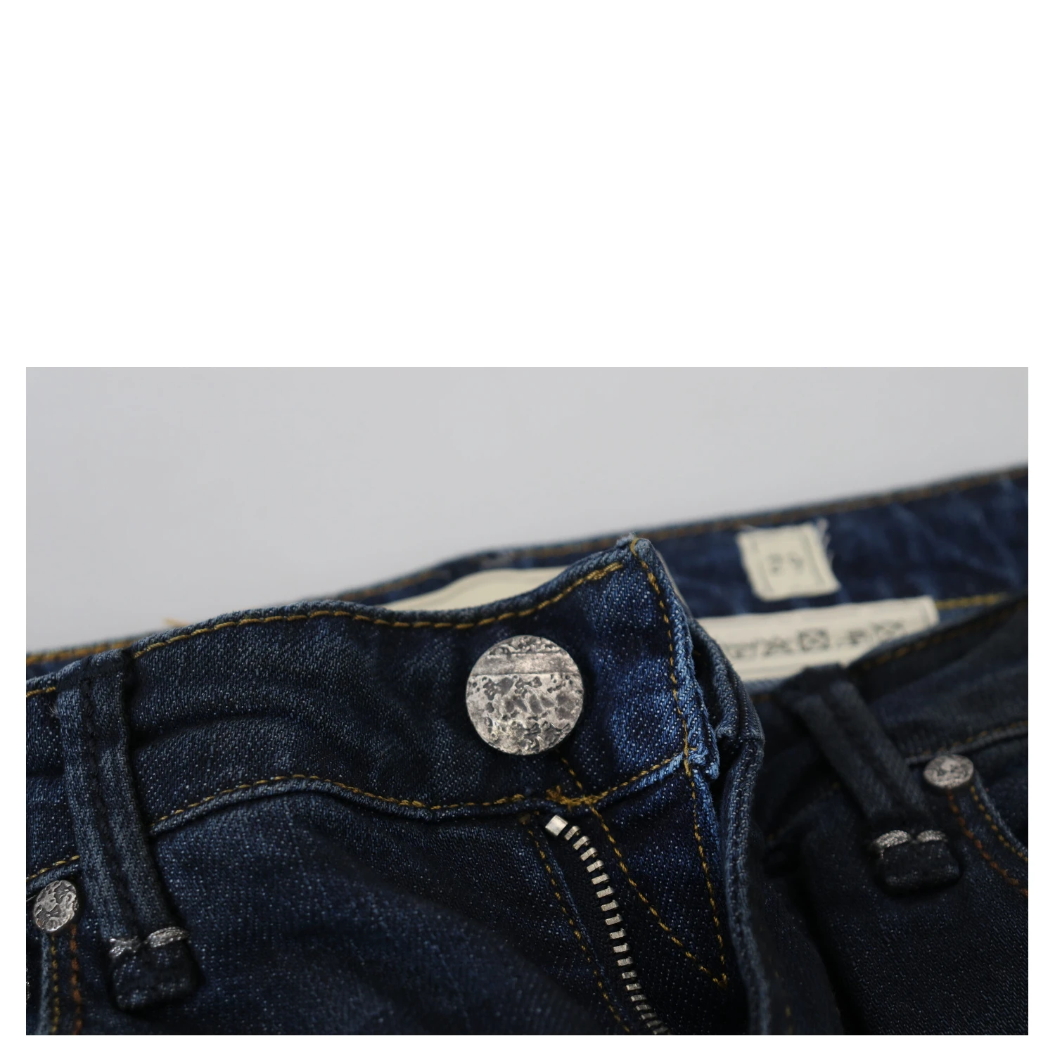 Blue Cotton Skinny Low Waist Women Casual Denim Jeans