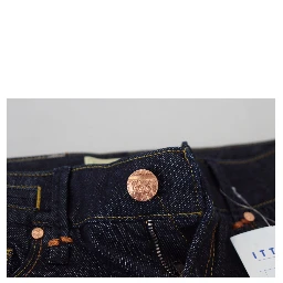 Blue Cotton Low Waist Slim Fit Women Casual Jeans