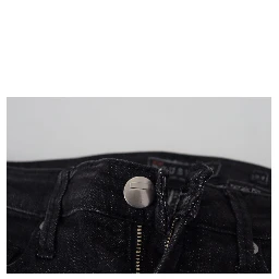Black Cotton Slim Fit Women Casual Denim Jeans