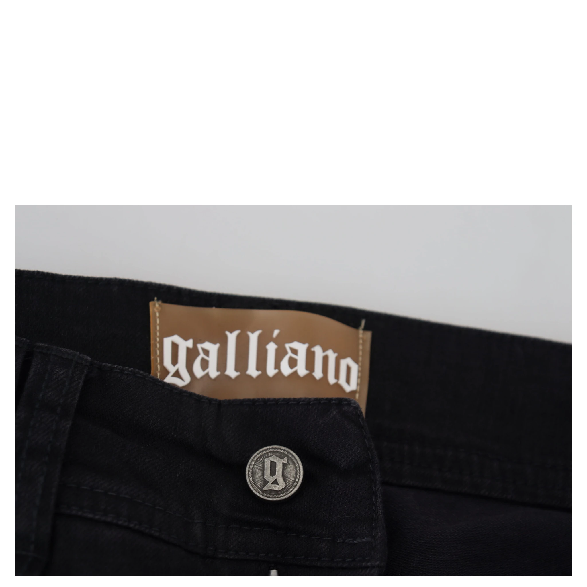 Black Cotton Mid Waist Skinny Slim Fit Denim Jeans