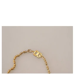 Gold Brass Chain SUPER PIG Pendant Logo Necklace