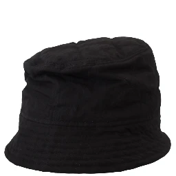 Black Nylon Women Bucket Cap Hat