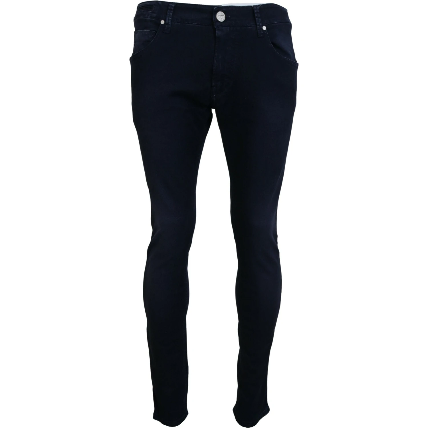 Blue Cotton Tapered Slim Fit Men Casual Denim Jeans