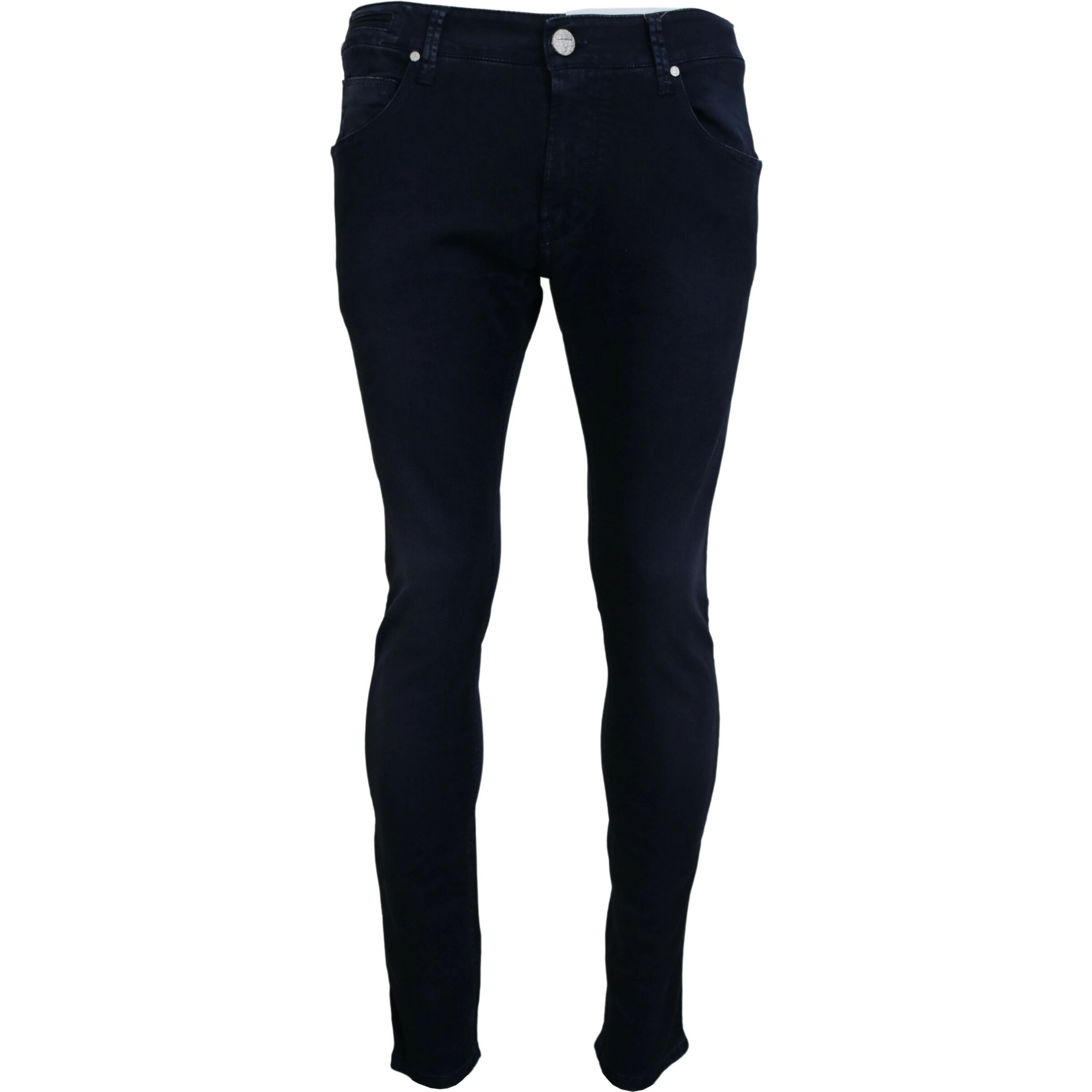 Blue Cotton Tapered Slim Fit Men Casual Denim Jeans