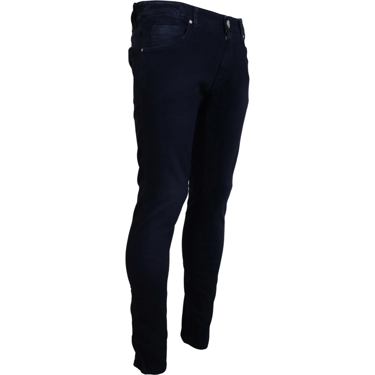 Blue Cotton Tapered Slim Fit Men Casual Denim Jeans