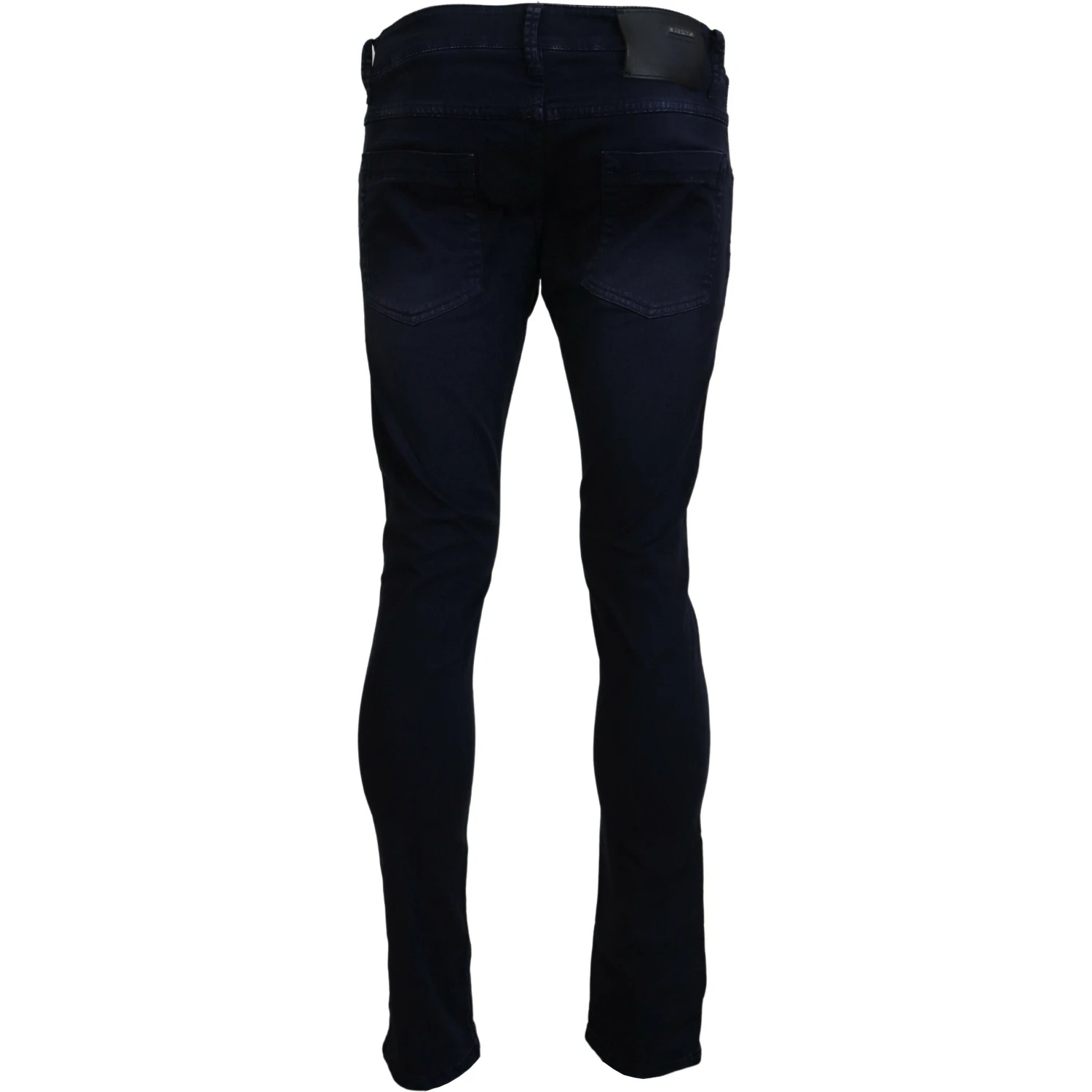 Blue Cotton Tapered Slim Fit Men Casual Denim Jeans
