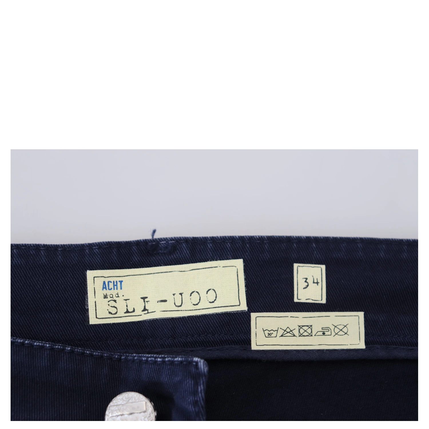 Blue Cotton Tapered Slim Fit Men Casual Denim Jeans