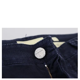 Blue Cotton Tapered Slim Fit Men Casual Denim Jeans