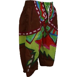 Multicolor Printed Men Beachwear Shorts Swimwear